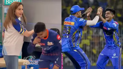 Vignesh Puthur with Nita Ambani