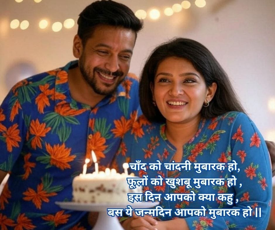 birthday wishes for husband in hindi shayari
