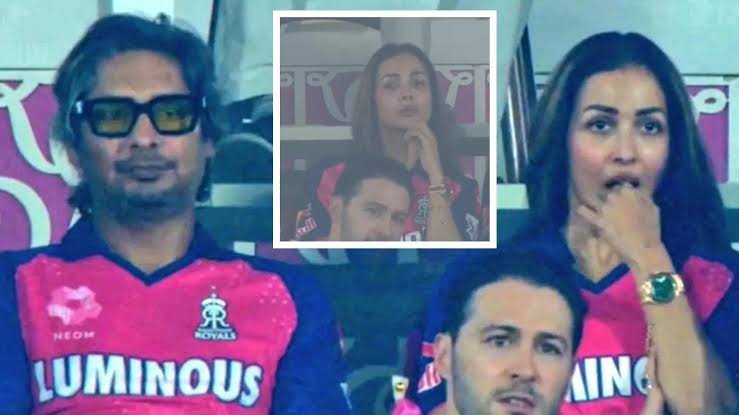 Malaika Arora with Sangakara