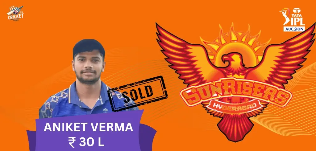 Aniket Verma IPL Price